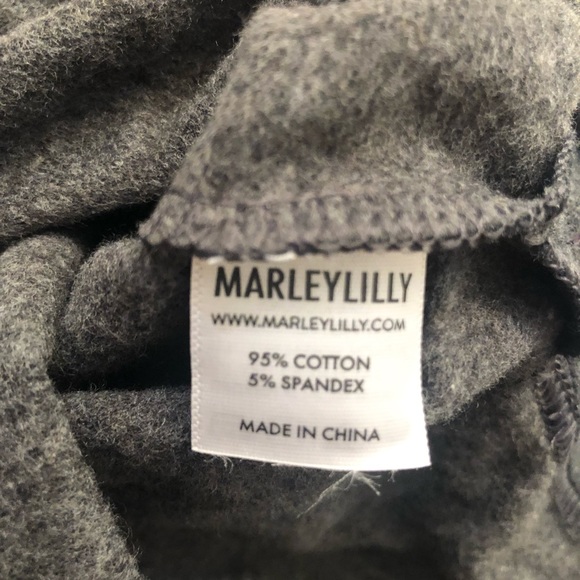Marleylilly grey COZY hooded sweatshirt - Picture 9 of 10